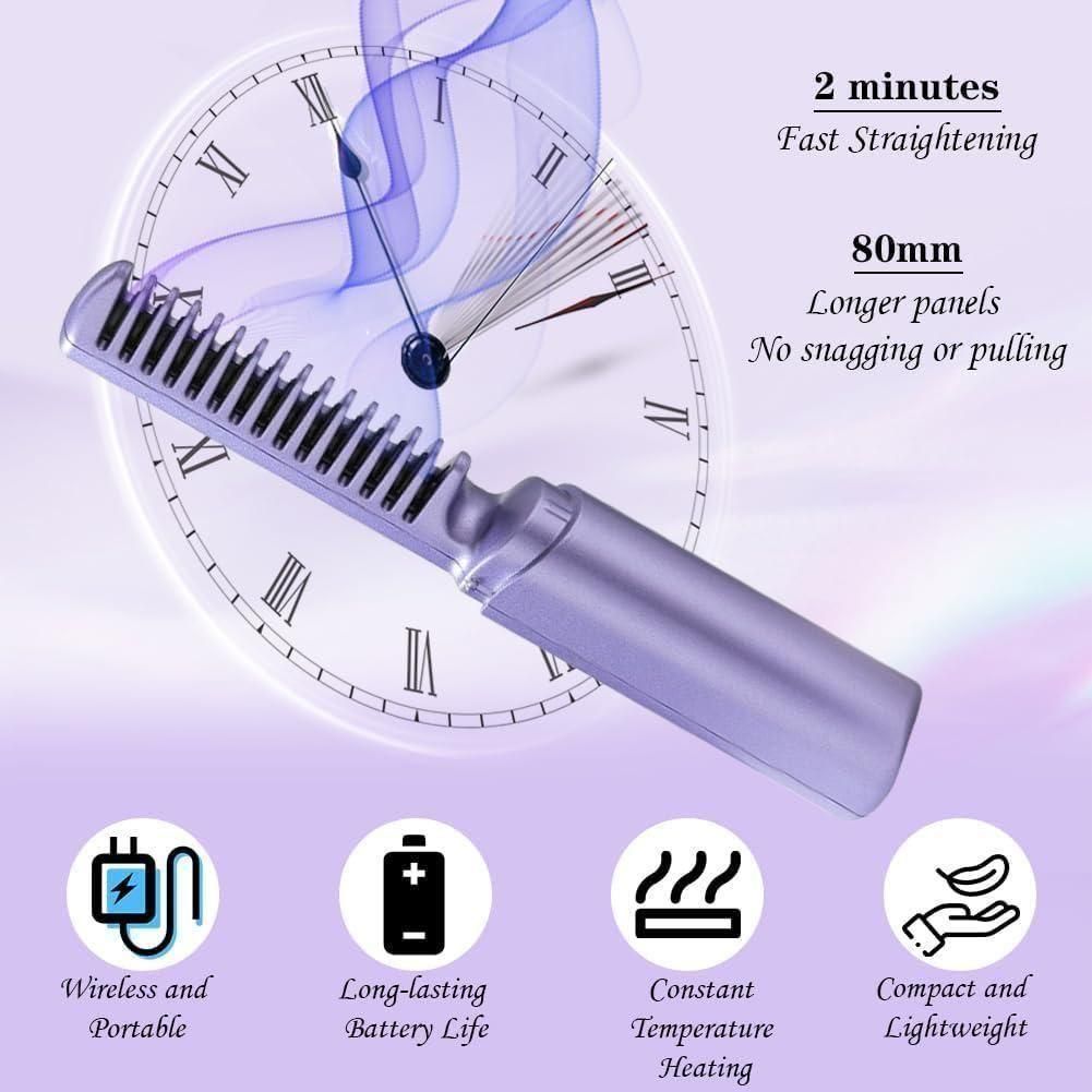 Portable Mini Hair Straightener (Rechargable)