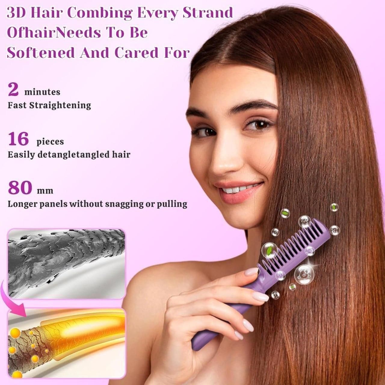 Portable Mini Hair Straightener (Rechargable)