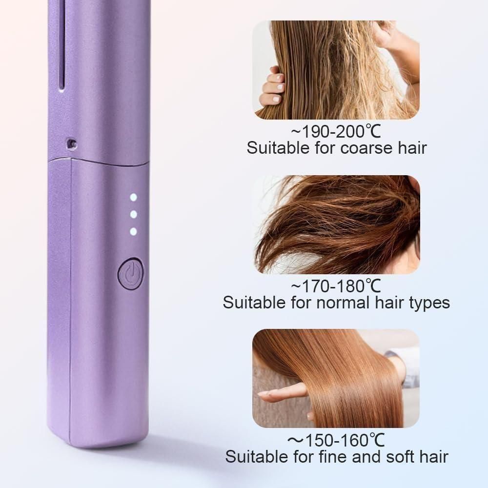 Portable Mini Hair Straightener (Rechargable)