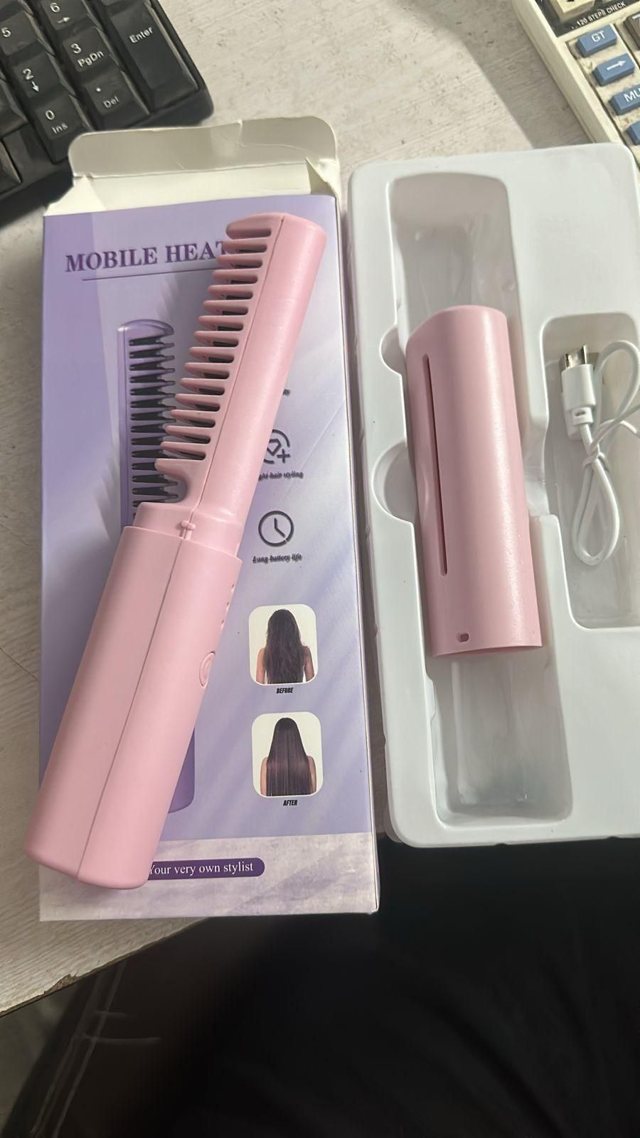 Portable Mini Hair Straightener (Rechargable)